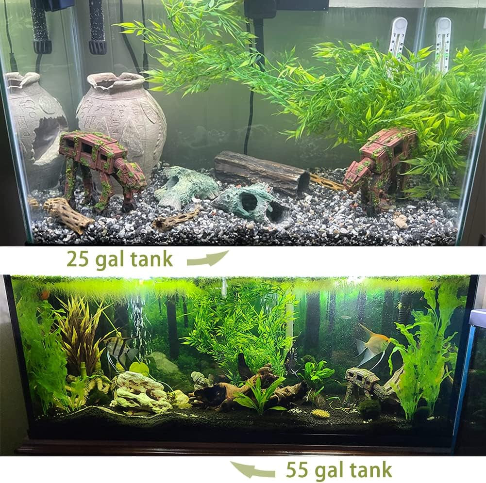 Aquarium Decorations, Cool Walking Land Tank Aquarium Ornament, Alien Fish Robot Tank Decorations for Betta, Small