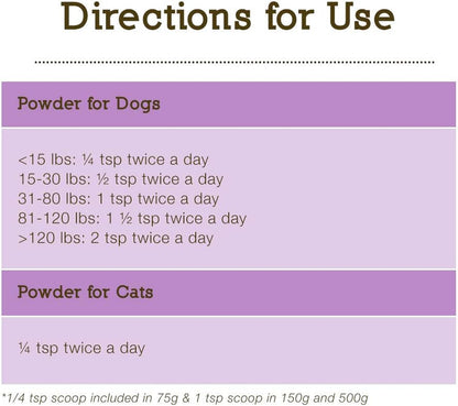 Calm Shen – Herbal Blend for Dogs & Cats – Natural Anxiety Remedy for Dogs & Cats – Feline and Canine Calming Supplement – 150G Powder