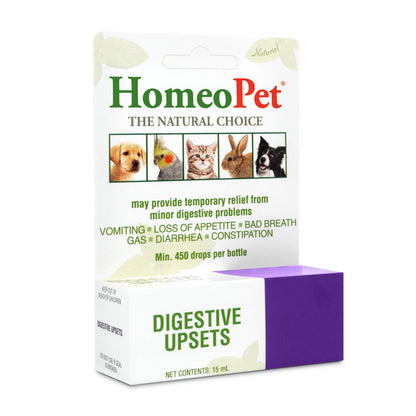 Digestive Upsets Digestive Health Supplement Solution for Pets, 15-Milliliter Bottle